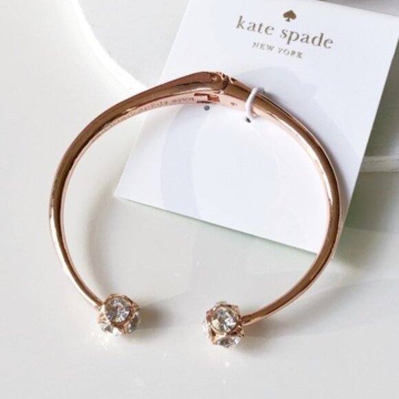 Kate Spade Lady Marmalade Cuff Bracelet Rose Gold - Picture 2 of 3